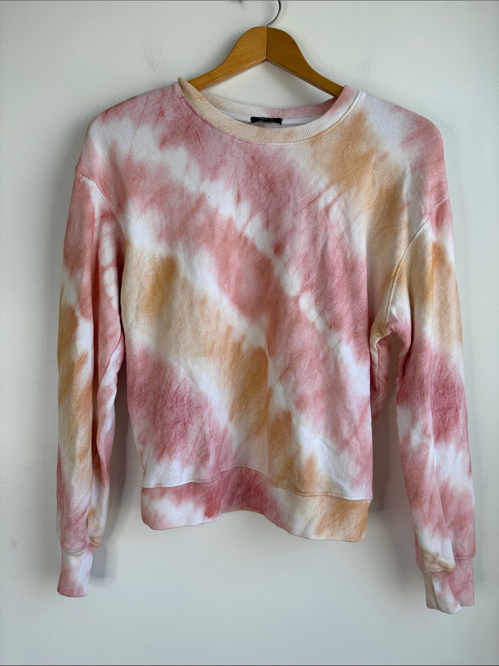 Rails Tie-Dye peach and pink Pullover Sweatshirt